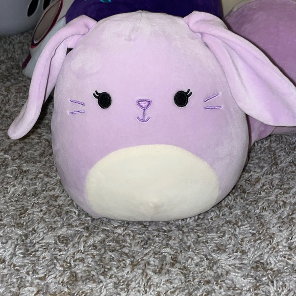 Bubbles the purple bunny squishmallow - Picture 1 of 4